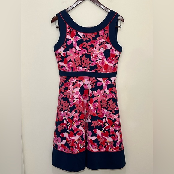 Land’s End Floral Women’s A-Line Mini Dress Size 10 - Picture 1 of 9